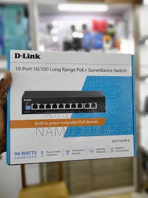 D-Link 10-Port PoE+ Surveillance Switch