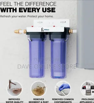 iFilters LWH-D Whole House 2-Stage Water Filtration System