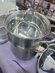 26cm Drum Shaped Food Steamer - 3