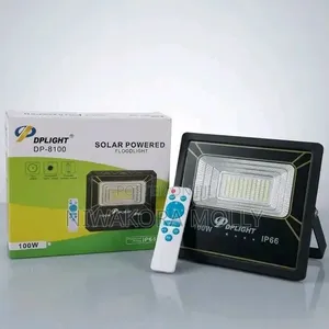 100W Solar Flood Light with Remote