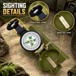 Military-Style Lensatic Marching Compass - 3