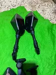 Universal Motorcycle Rearview Side Mirrors with Integrated LEDs - 3