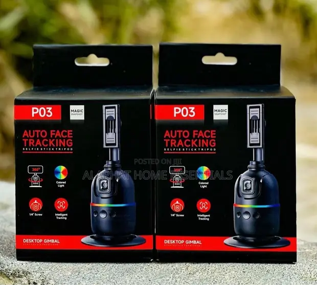P03 Magic Snapshot Auto Face Tracking Desktop Gimbal - 1