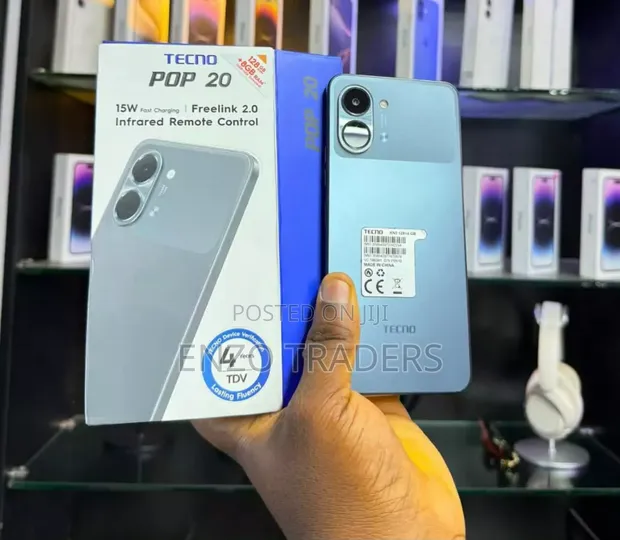 New Tecno Pop 20 128GB Black - 1