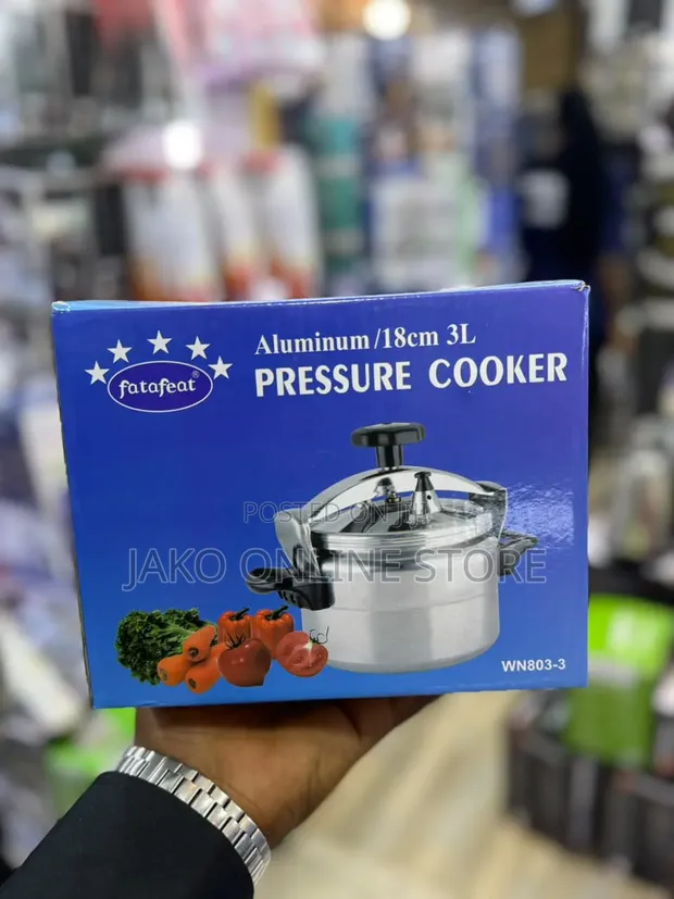 3L Stainless Steel Pressure Cooker - 1