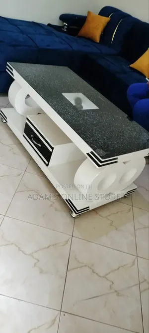 Center Table in White and Black