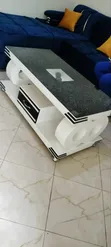 Center Table in White and Black - 1