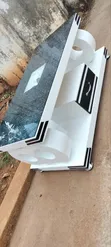 Center Table in White and Black - 3