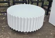White Round Center Table - 1