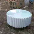White Round Center Table - 2