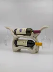 Organic Wine Rack Glass Holder (2 Bottles) - 3