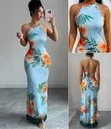 Super Hot Casual Floral Backless Dresses - 3