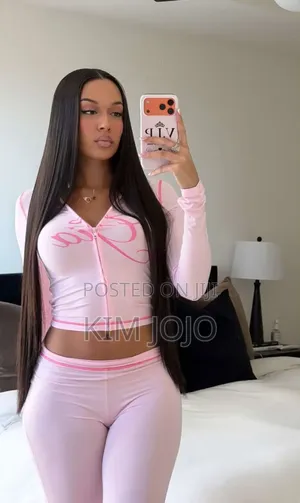 Dolce & Gabbana Pink Long Sleeve Top & Pants Set