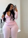 Dolce & Gabbana Pink Long Sleeve Top & Pants Set - 2