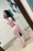 Dolce & Gabbana Pink Long Sleeve Top & Pants Set - 3