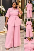 Classic Two-Piece Set with Long Sleeves and Trousers - 3
