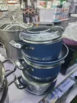 CAMCO 4-Piece Non-Stick Saucepan Set with Frying Pan - 3