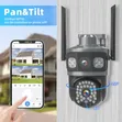 EseeCloud 8MP 4K Dual Lens 4G SIM Outdoor PTZ Security Camera - 2