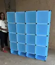 4-Column Plastic Wardrobe Organizer - 2