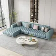 Napoleon L-Shaped Sofa Couches - Any Colour/Material - 2