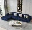 Napoleon L-Shaped Sofa Couches - Any Colour/Material - 3