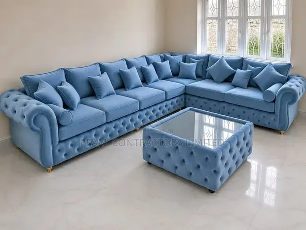 Billy Chesterfield L-Shaped Sofa - Any Colour/Material - 1