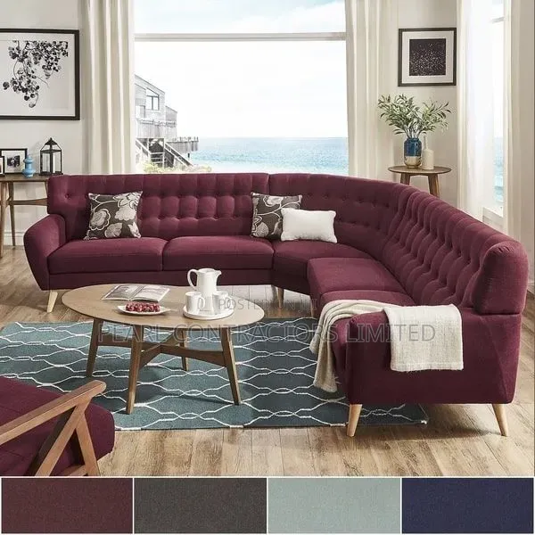 Brand New 6-Seater L-Shaped Sofas (Any Colour/Material) - 1