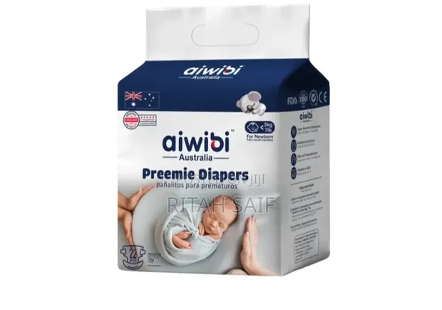 Aiwibi Premmie Diapers - 22 Pieces - 1