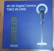 4K HD Digital Camera (Model 8820C) - 1