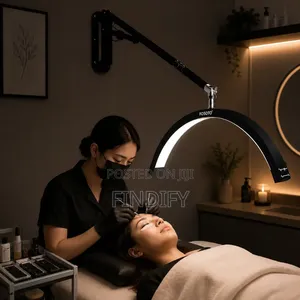 Wall Mounted Half Moon Light Lamp with Phone Holder