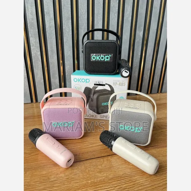 K05 Wireless Karaoke Speaker System with Microphone - 1