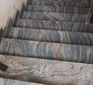 Wave Gary Granite Staircase - Premium Natural Granite Steps
