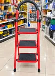 Heavy-Duty 3-Step Folding Ladder - Strong Non-Slip - 1
