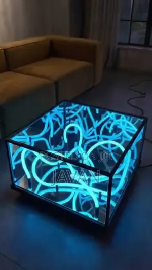 Endless Walls Center Table with LED Lights