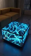 Endless Walls Center Table with LED Lights - 1