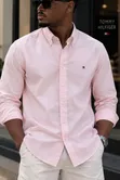 Men's Linen Long Sleeve Shirts - 1