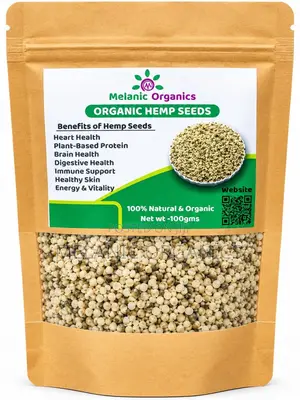 Organic Hemp Seeds - 100g