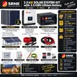 2.5kW Solar Package with 2.65kWh Battery & Hybrid Inverter - 2