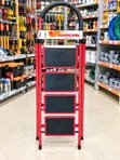 4-Step Household Folding Ladder - Non-Slip - 2