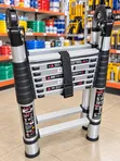 6M / 18FT Double-Stand Telescopic Aluminum Ladder - 1