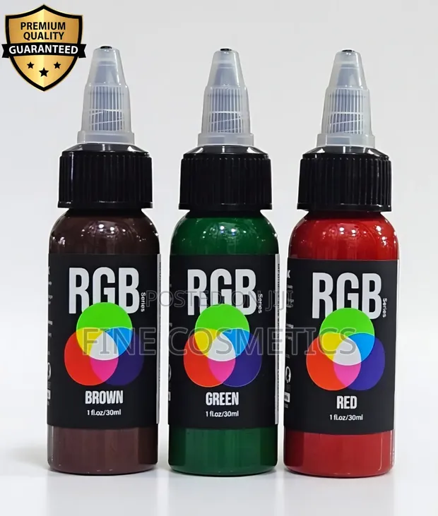 Hawink RGB Series Tattoo Ink - Super Pigment Quality - 1