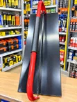 Heavy-Duty Empty Metal Tool Box - Red/Black - 3