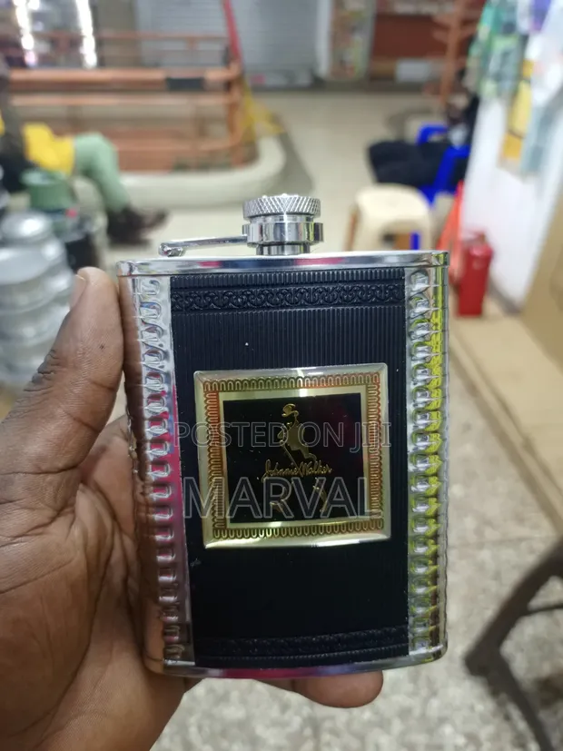 Johnnie Walker Branded Stainless Steel Hip Flask - 1