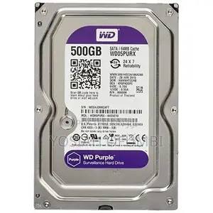500GB WD Purple Surveillance HDD