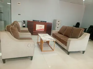 6-Seater Sofa Set with Center Table