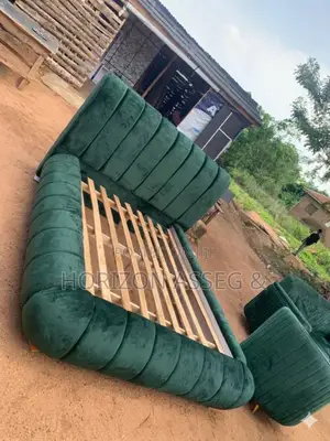 Premium Quality Green Fabric Sofa Bed 6x6