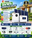 SRNE 5kW Hybrid Solar System with 5kWh Lithium Battery - 2