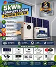 SRNE 5kW Hybrid Inverter + 5kWh Lithium Battery Solar System - 2