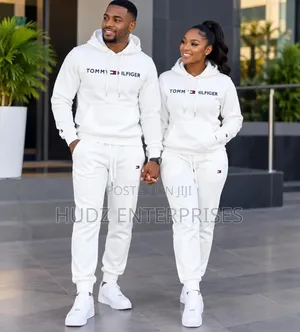 Tommy Hilfiger White Pant and Jumper Set