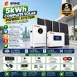 SRNE 5kW Complete Solar System - 5kWh Battery, 4x580W Panels - 2
